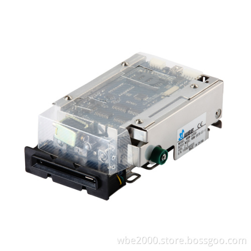 Motorized card reader
